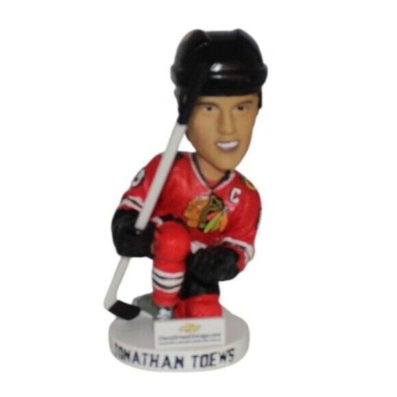 Vintage Kick10 Chicago Blackhawks  Jonathan Toews Bobblehead in Box - Picture 3 of 8